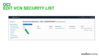 OCI
EDIT VCN SECURITY LIST
 