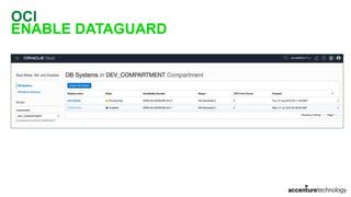 OCI
ENABLE DATAGUARD
 