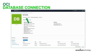 OCI
DATABASE CONNECTION
 