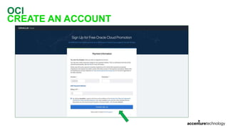 OCI
CREATE AN ACCOUNT
 