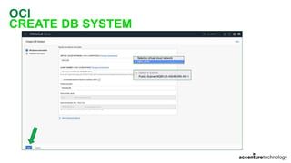 OCI
CREATE DB SYSTEM
 