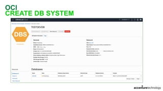 OCI
CREATE DB SYSTEM
 