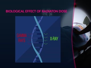 BIOLOGICAL EFFECT OF RADIATON DOSE
 