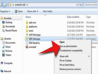 Methods to set up android app development environment | PPTX