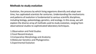 Different Methods to study evolution.pptx