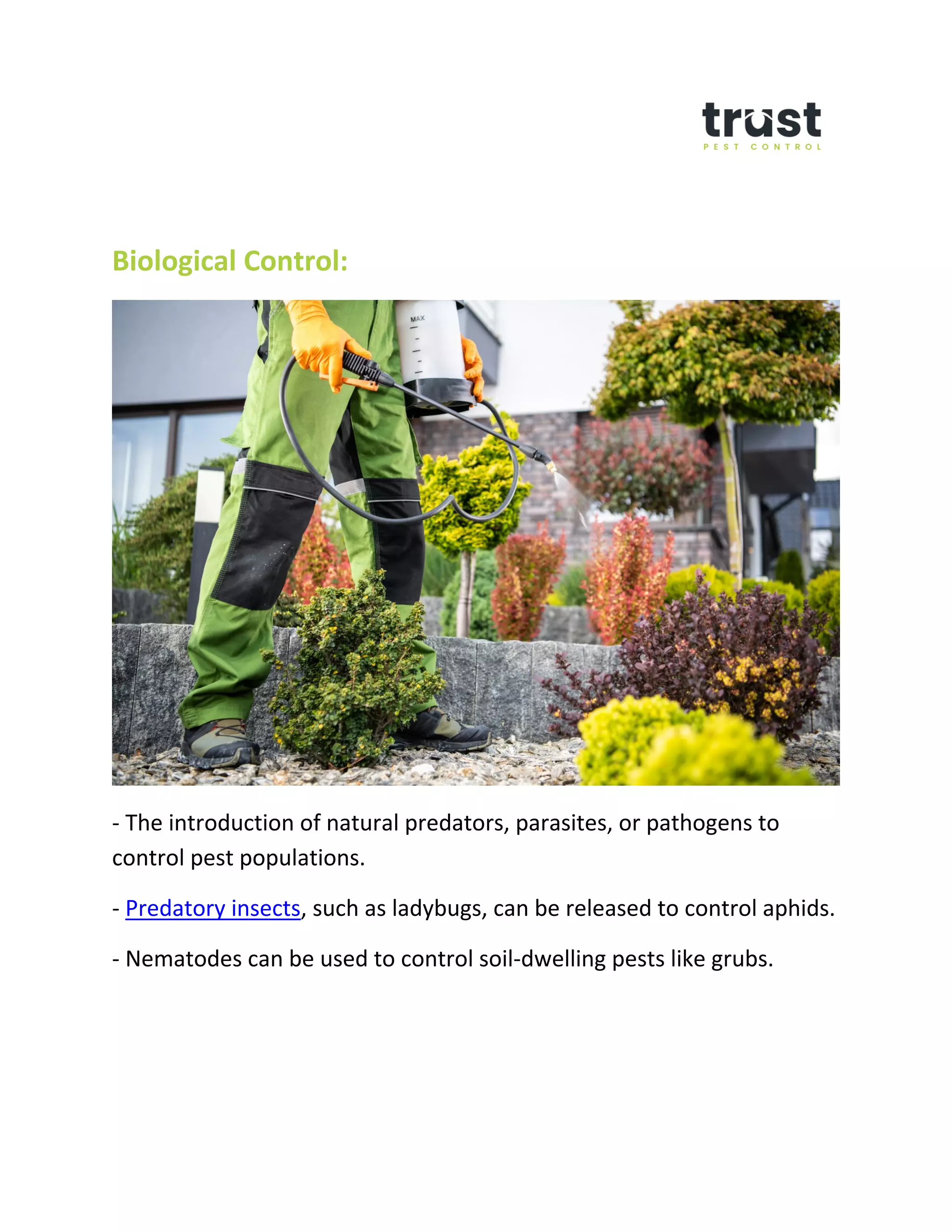 Methods Used for Pest Control | PDF