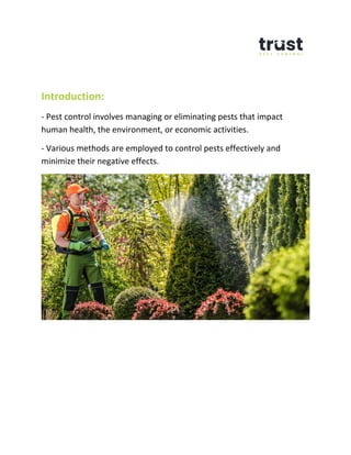 Pest Introduction Methods Used for Pest Control | PDF