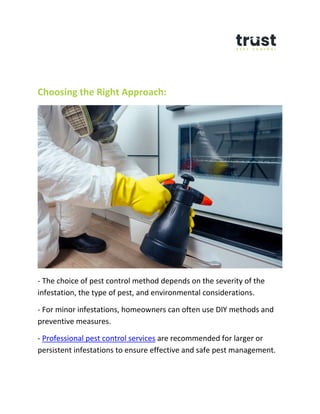 Methods Used for Pest Control | PDF