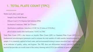 Tpc Colonies Methods used in food sampling.pptx in the microbiology which method is ...