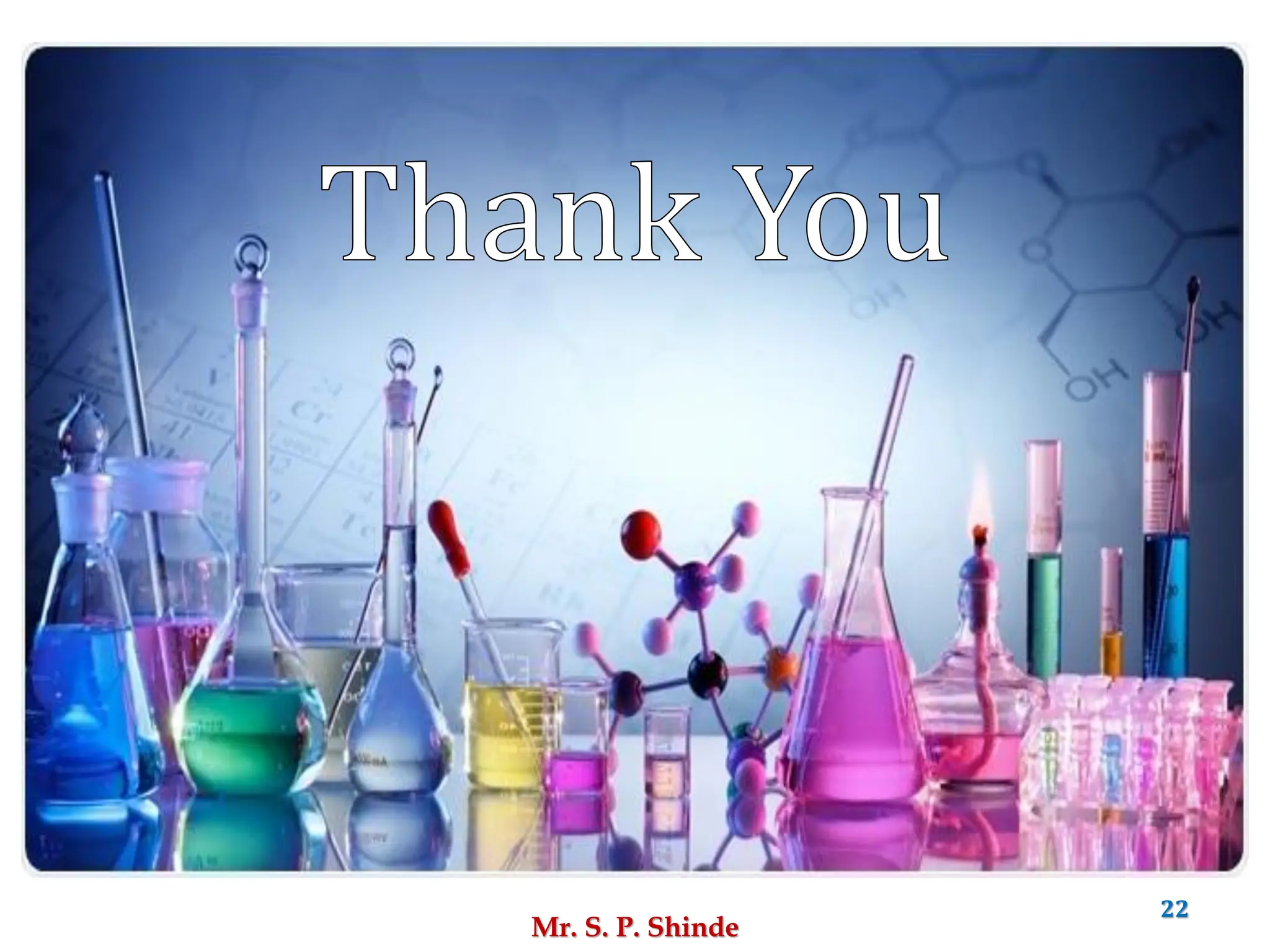 Mr. S. P. Shinde
22
 