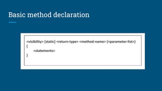 Methods with Return Types for java for java | PDF