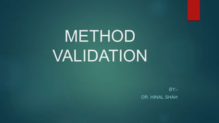 Method validation | PPTX