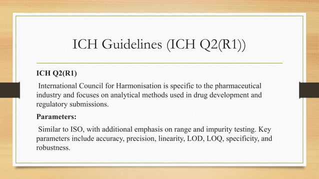Method Validation Guidelines-2.pptx ISO ICH and USP | PPT