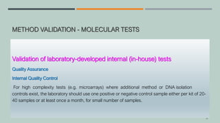 Method Validation in Medical Laboratory.. | PDF
