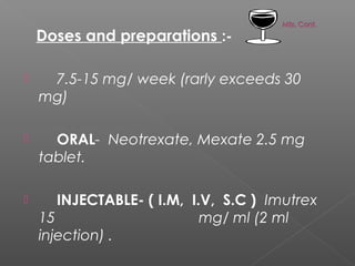 Mexate Methotrexate | PPT