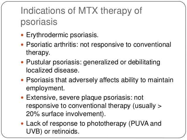 Methotrexate in dermatology