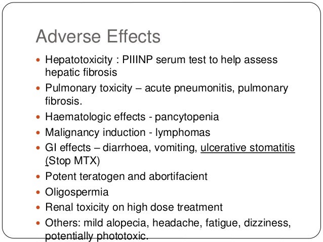 Methotrexate in dermatology