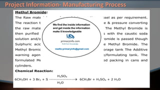 Project Information- Manufacturing Process
 