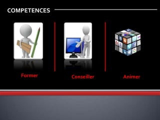 COMPETENCES
Former Conseiller Animer
 