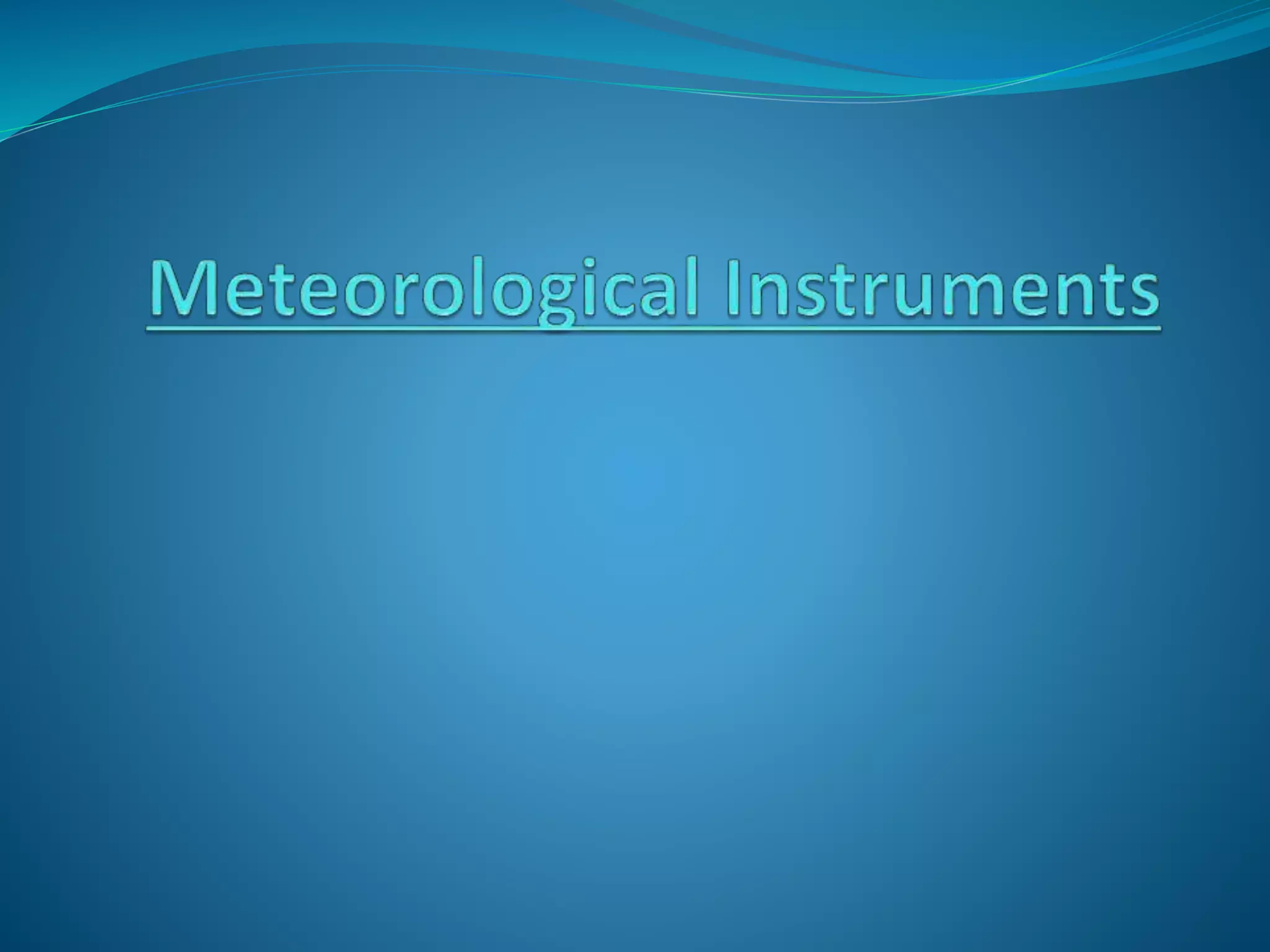 Met instrument | PPTX