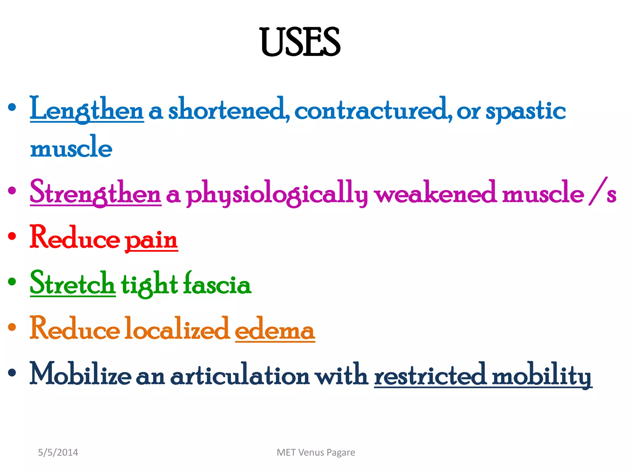 Muscle Energy Technique (MET) | PPTX