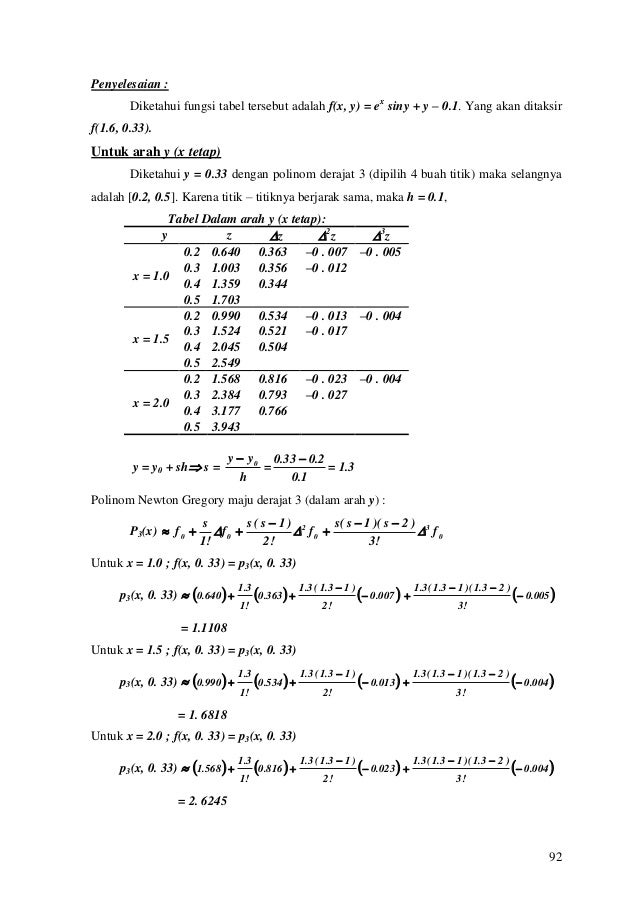 Contoh Soal Dan Jawaban Interpolasi Ilmusosial Id