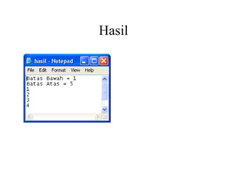 Hasil

 