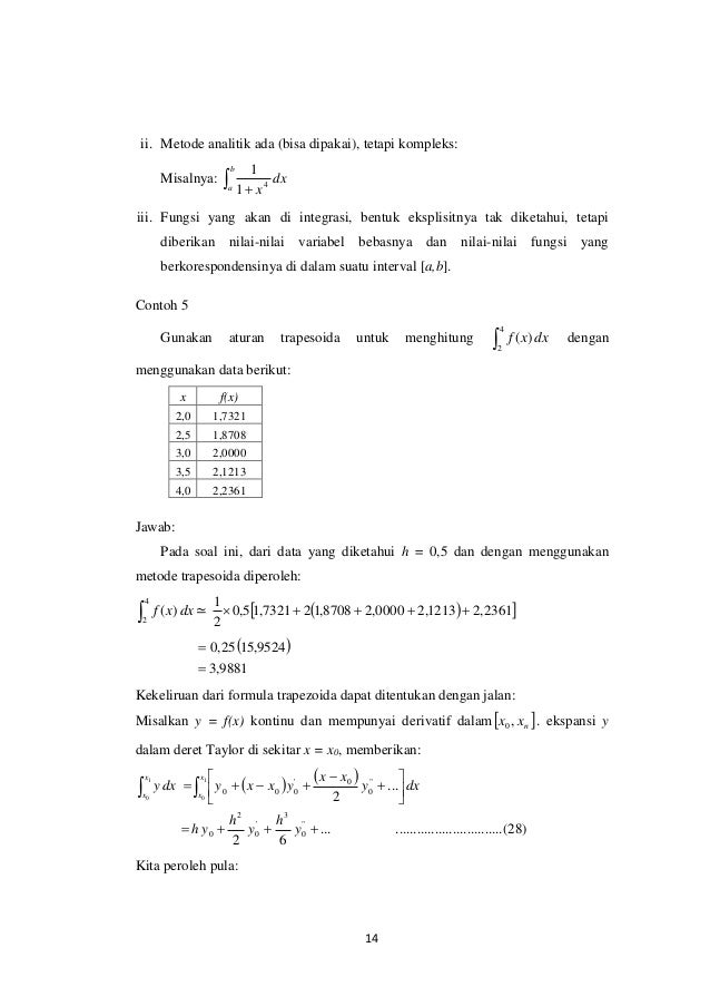 Contoh Soal Dan Jawaban Metode Simpson Ilmusosial Id