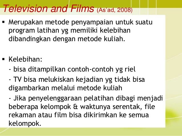 Metode-metode Pelatihan