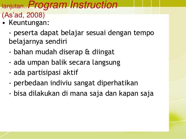 Metode-metode Pelatihan