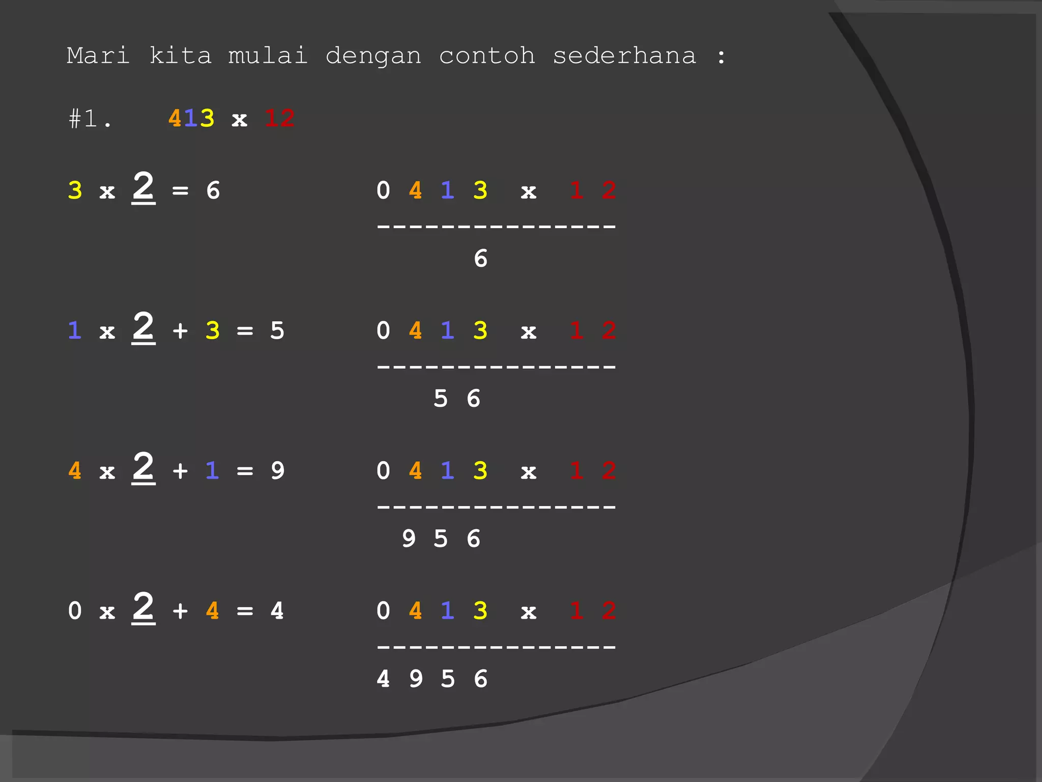 Metode Trachtenberg - perkalian dengan 11 dan 12 | PPS