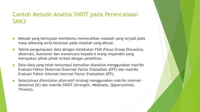 Metode Analisa SWOT pada Keselamatan Tenaga Kerja.pptx