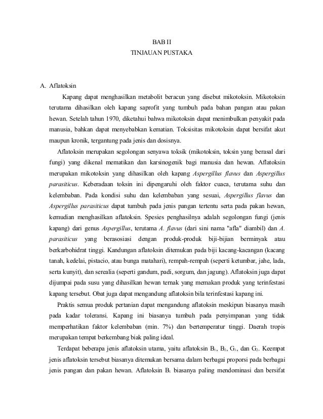 Metode analisis kontaminan aflatoksin pd pakan ternak
