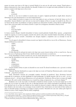 METODE DE ÎNFRÂNGERE A ABSURDULUI SAU DESPRE ORIGINILE DEMONICE ALE ...