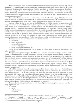 METODE DE ÎNFRÂNGERE A ABSURDULUI SAU DESPRE ORIGINILE DEMONICE ALE ...