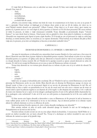 METODE DE ÎNFRÂNGERE A ABSURDULUI SAU DESPRE ORIGINILE DEMONICE ALE ...
