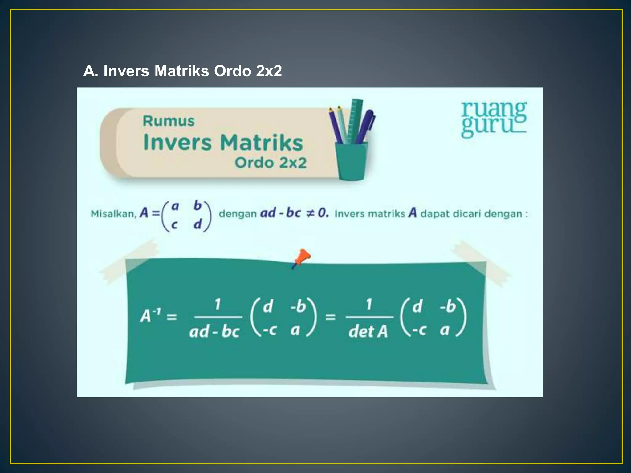 Metode kofaktor | PPT