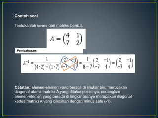 Metode kofaktor | PPTX