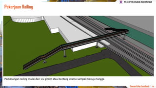 METODE PELAKSANAAN KONSTRUKSI JPO Tanah Abang | PDF