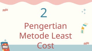 PPT Matakuliah Program Linear Metode Least cost | PPTX