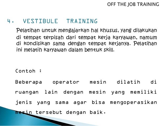 Metode Pelatihan dan Pengembangan SDM