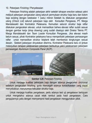 Metode pelaksanaan pintu gerbang toll | PDF