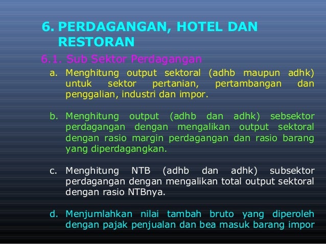Metode Perhitungan Pdb