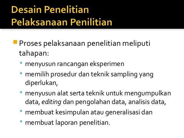 Metode penelitian dan desain penelitian