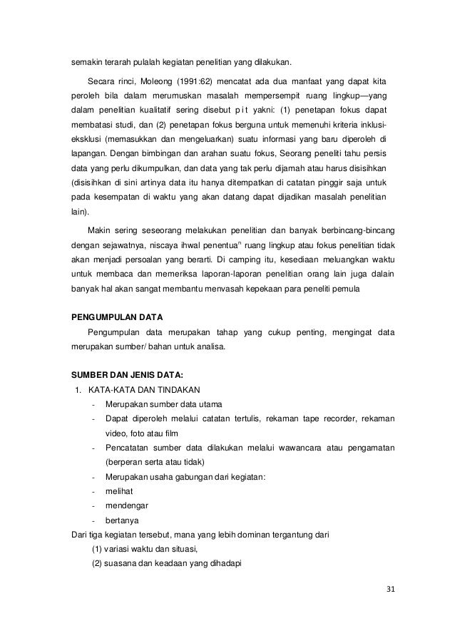 Metode Penelitian Kualitatif