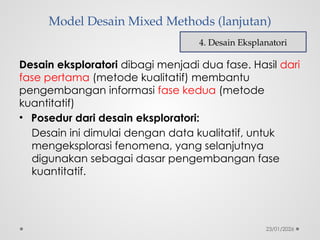 METODE PENELITIAN KUANTITATIF untuk penelitian | PPTX