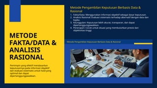 Metode Pengambilan Keputusan Kepemimpinan Islami.pptx