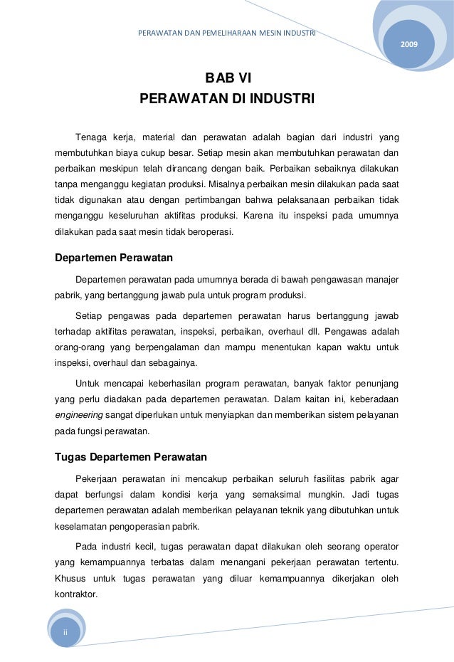 inspeksi mesin Metode perawatan mesin inspeksi mesin Metode perawatan mesin