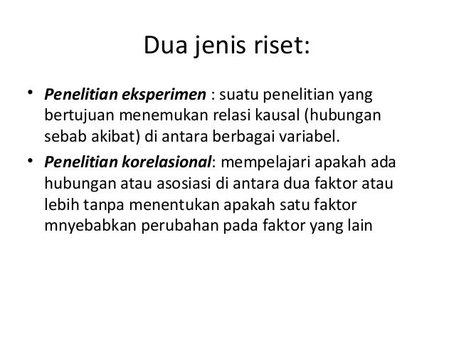 Metode Riset Psikologi Sosial