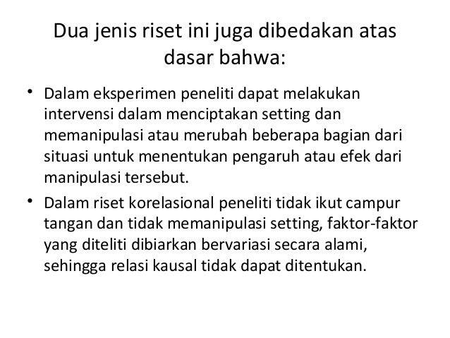 Metode Riset Psikologi Sosial